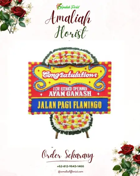 Sewa Papan Bunga Kupang Bersih